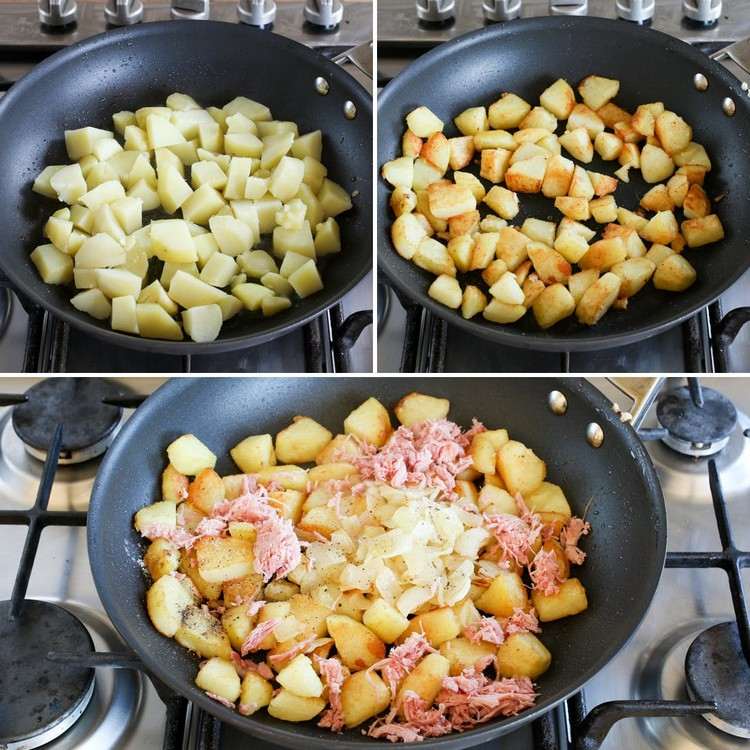 kokt potatis använder köksrecept