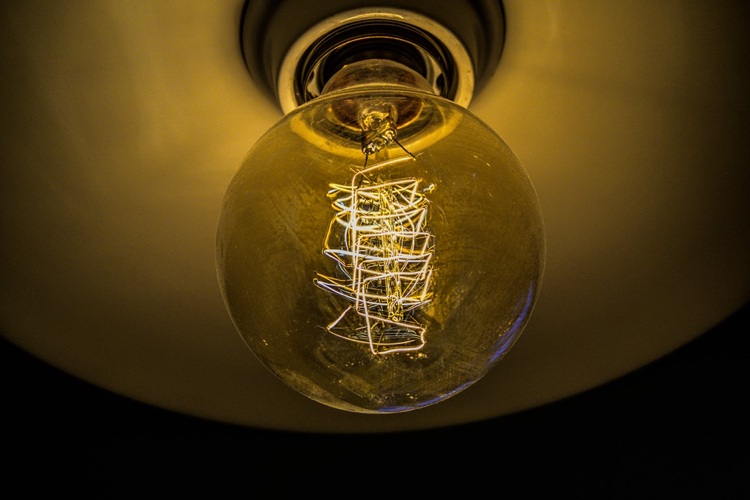 Retro lampa metall lamphållare antik stil hem