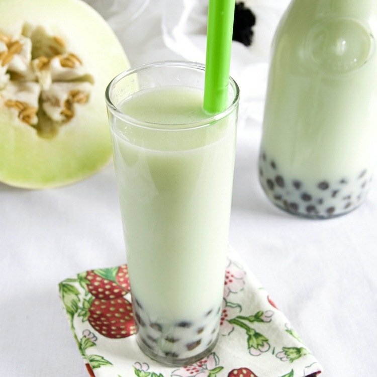 Bubble Tea Melon lagar uppfriskande sommardrycker