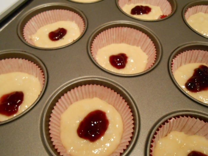 Muffins-med-Marlemalde-gjord på jordgubbar