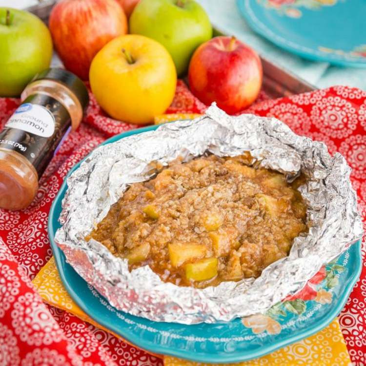 Recept på tennfolie snabb middag baka äppelpaj i tennfolie snabbrecept idéer