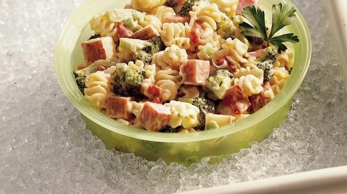 Förbereda pastasallad kall Recept för pasta