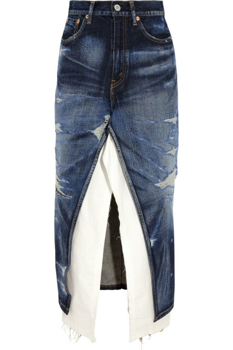 kjol-en-gamla-jeans-söm-botten-vit-underkjol-intressant-modern-diy