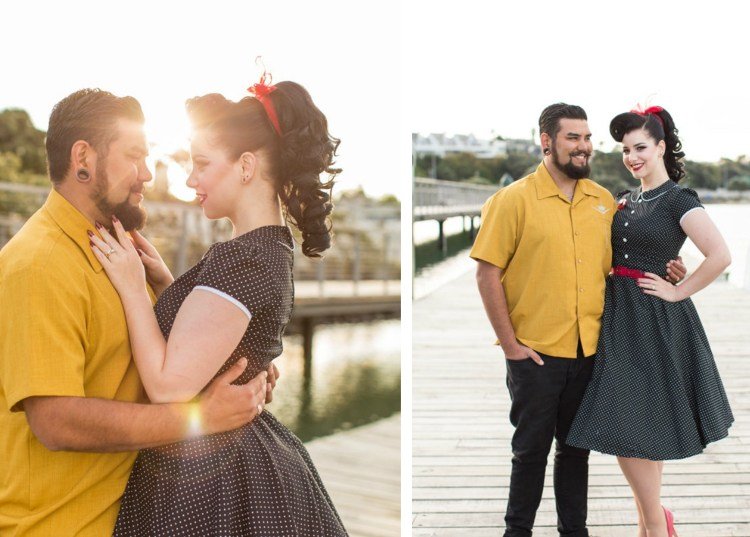 Rockabilly -outfits för kvinnor och män vad man ska ha på sig till en 50 -talstema