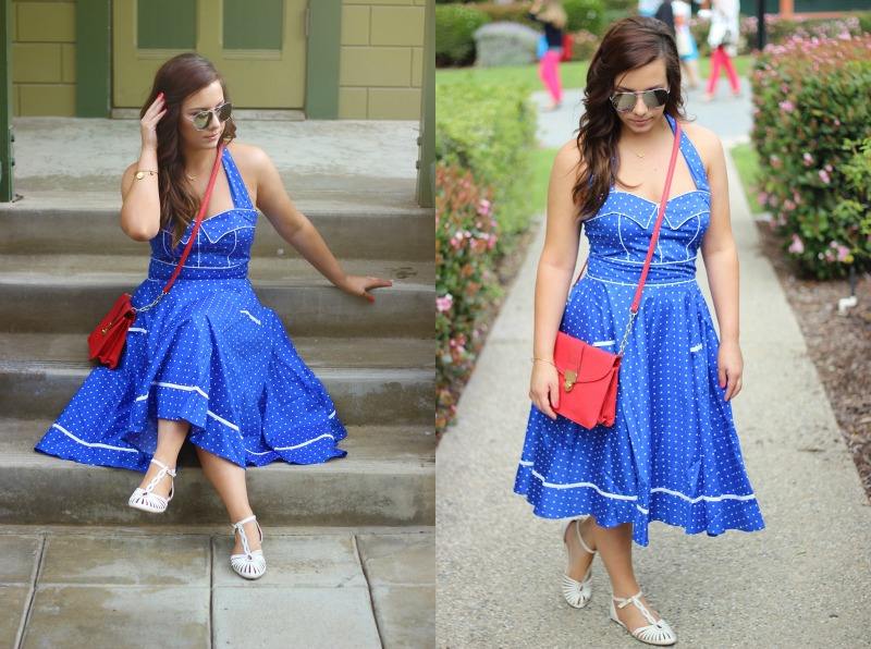 Rockabilly-klänningar-blå-söt-sommar-outfit