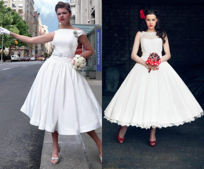 Rockabilly klär bröllopsklänning idéer
