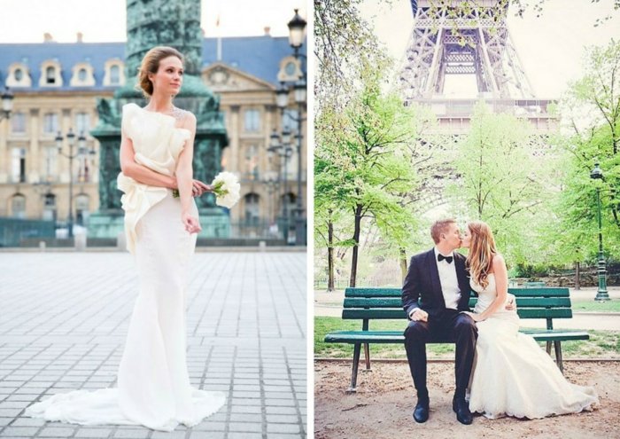 Bröllopsklänningar-kyss-under-Eiffeltornet