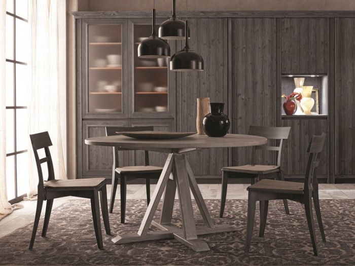 Runt-matbord-trä-lantlig-stil-italiensk-design-MAESTRALE-Scandola-Mobili