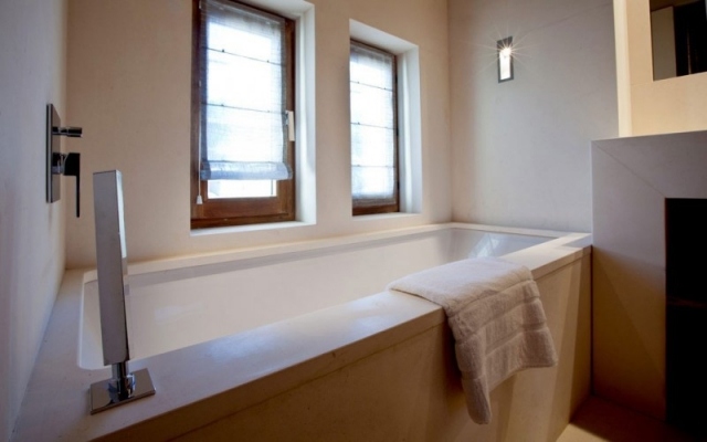 badkar kran i rostfritt stål bo design lägenhet-rustika möbler