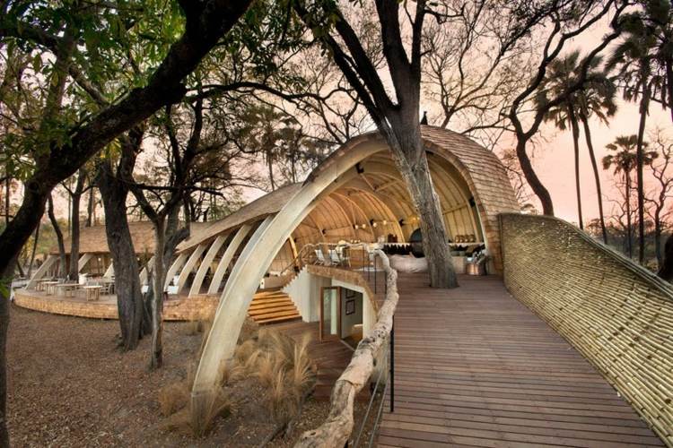 drivved vardagsrum idé safari hydda design utomhus