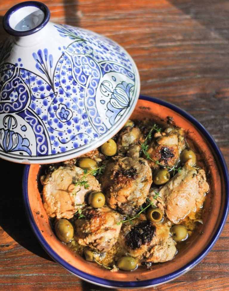 Saffranrecept Marockansk kyckling Tajine