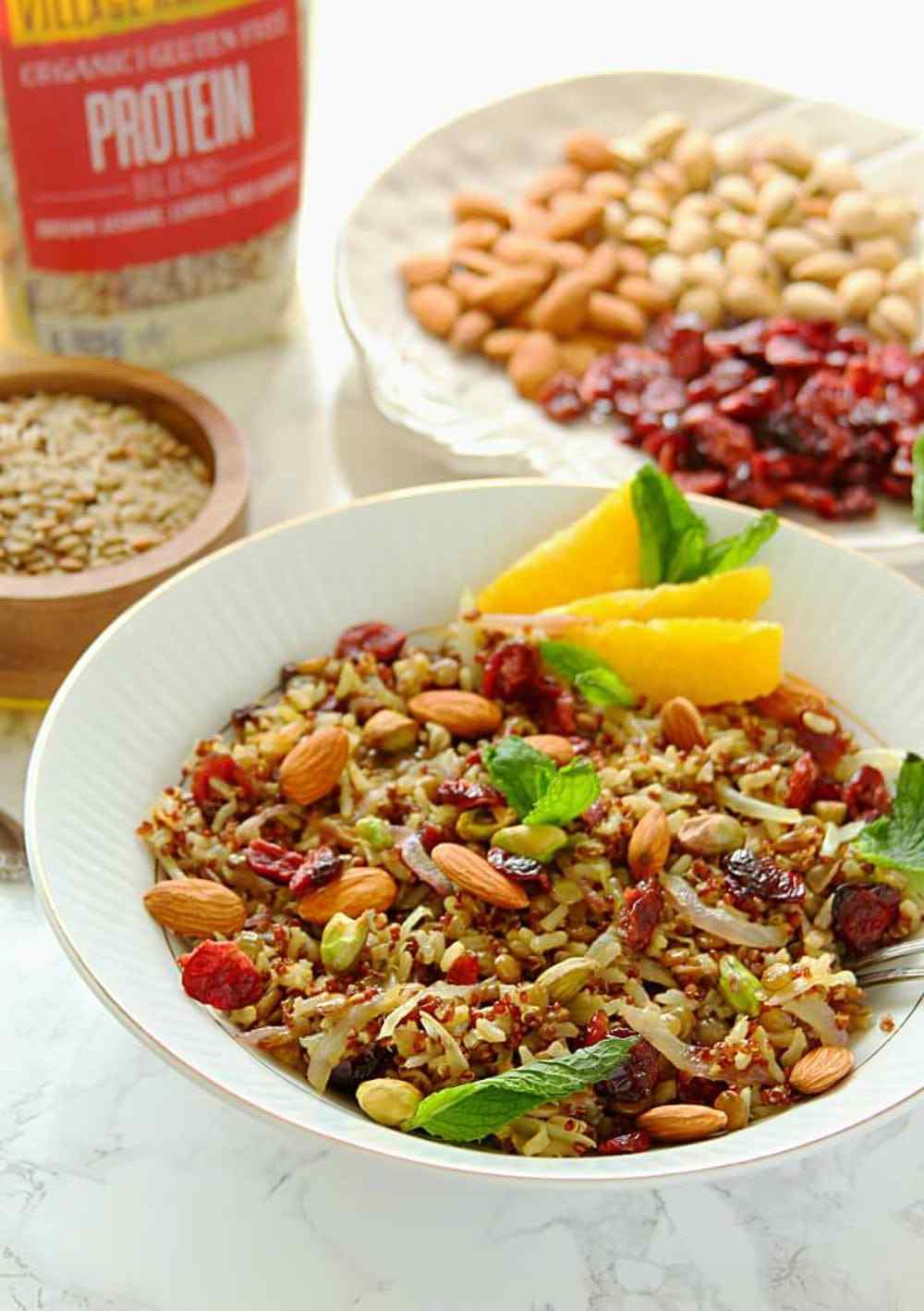Pilaf nötter torra frukter