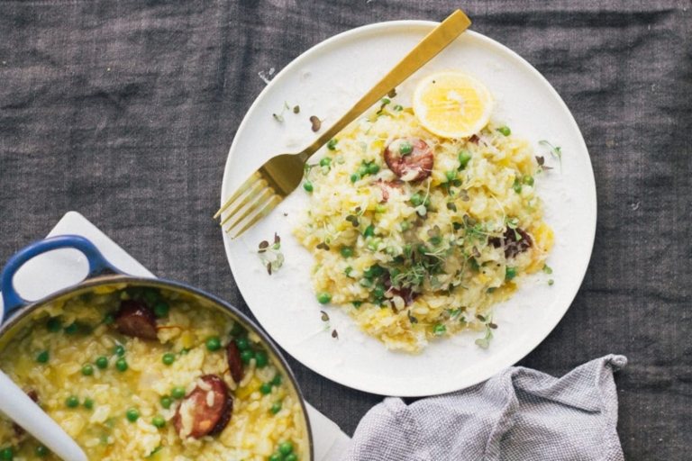 Risotto chorizobakade rätter
