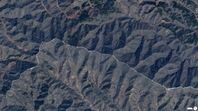 satellitbilder av världens stora vägg Kina