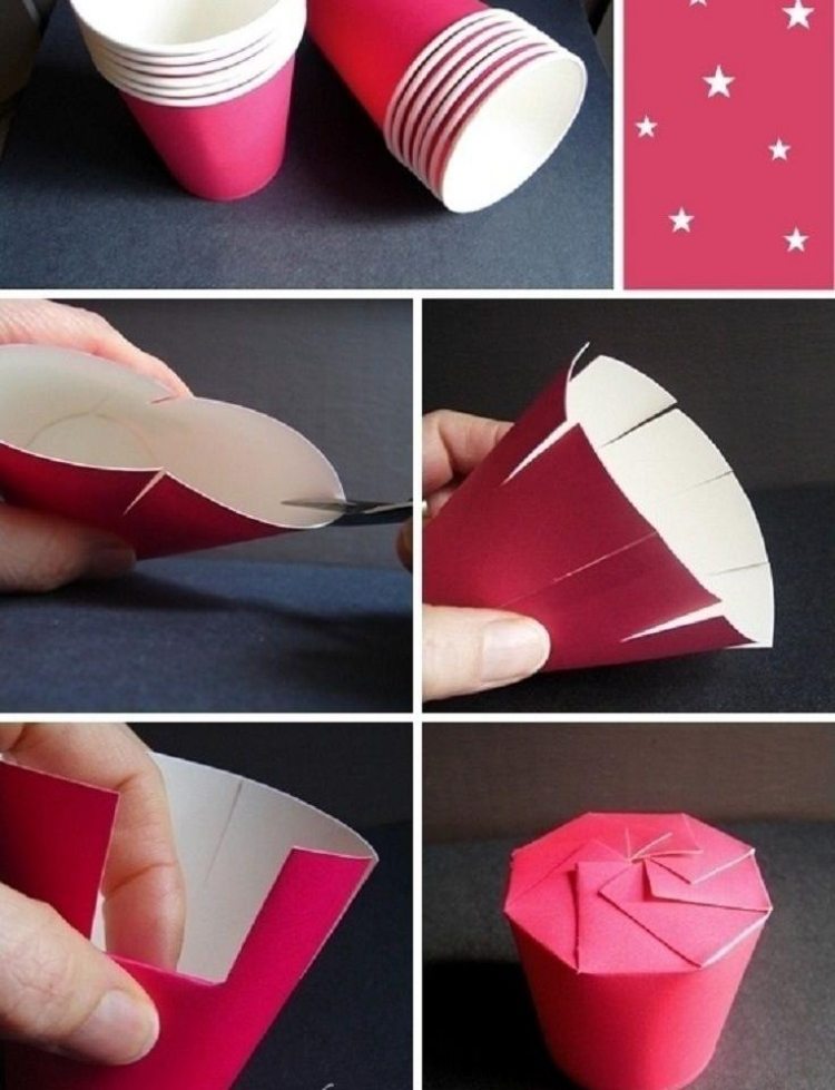 box-tinker-idé-papper-cup-vikning-instruktioner