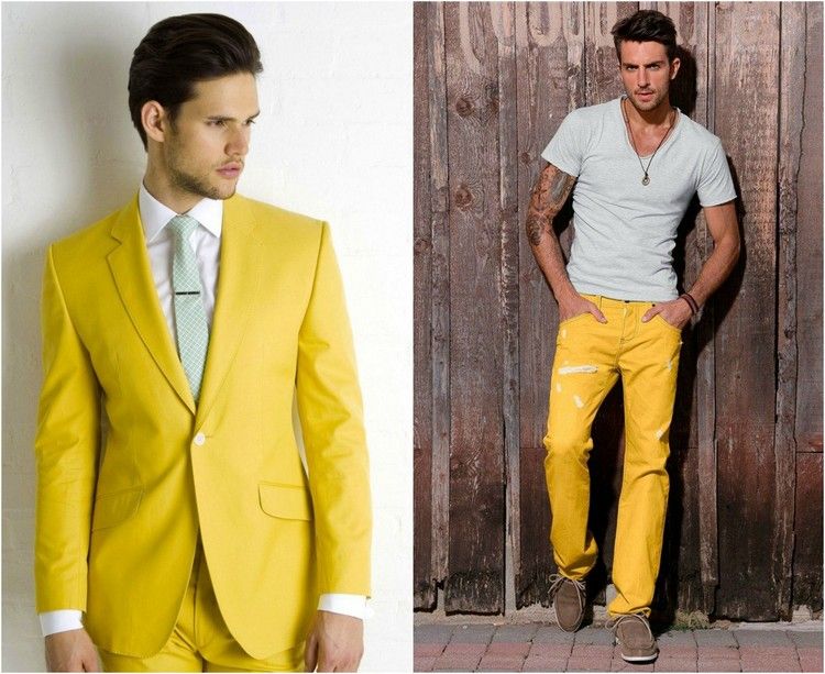herrkläder-trend-sommar-2016-citron-gul-kostym-byxor