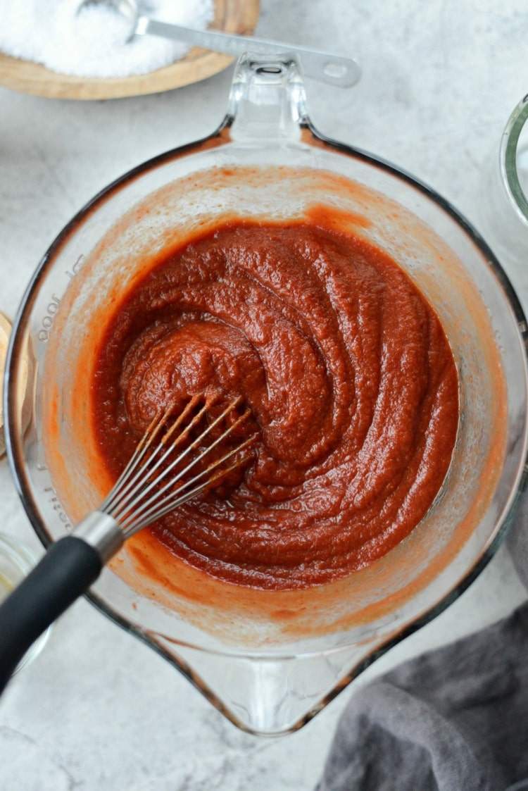Exotisk receptidé - ketchup och gochujang i en söt och varm honungssås
