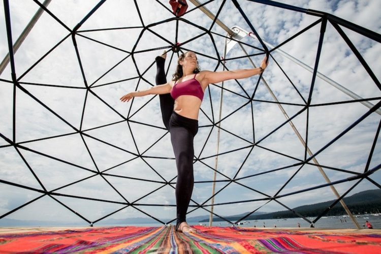 design abstrakt swing yoga träning luft trädgårdsmöbler