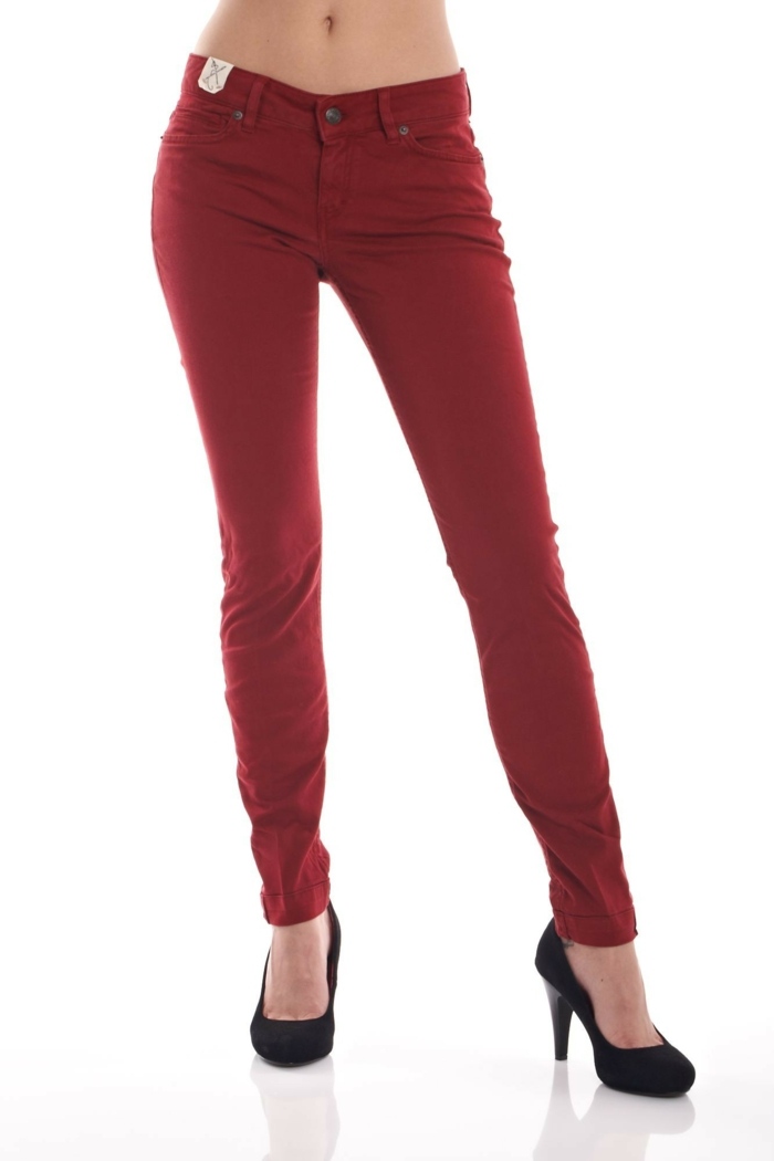 ebay-de-Drykorn-kvinnor-byxor-röd