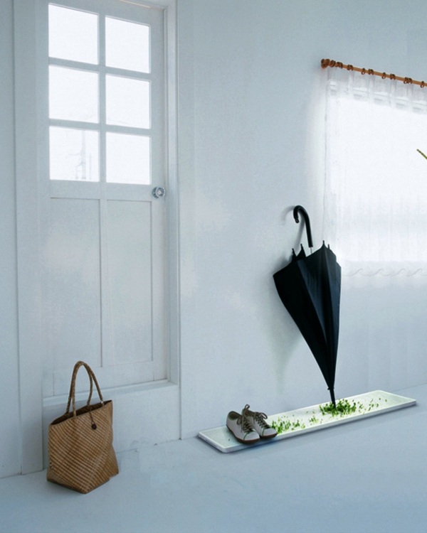 Paraplyhållare hall design grön spår