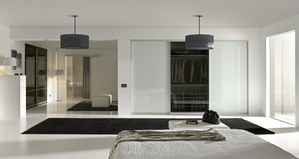 modern sovrum garderob-dörr design
