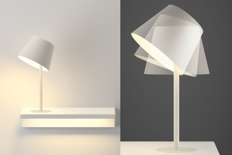 sovrum-belysning-minimalistisk-lampa-lampskärm-vit-justerbar