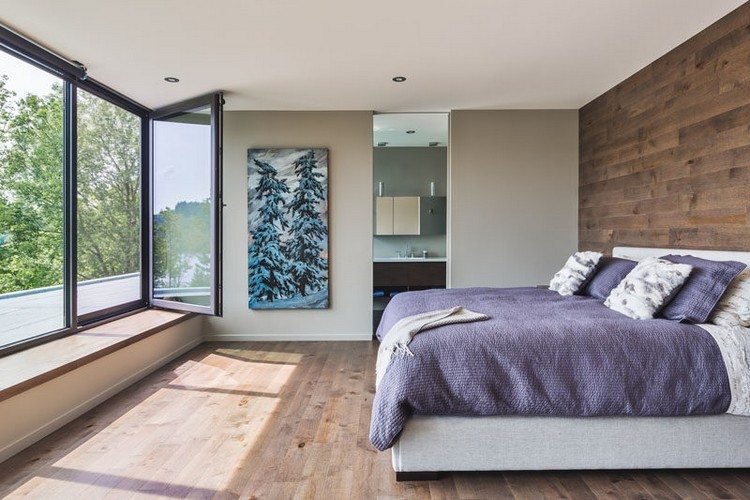 sovrum-design-trä-vägg-golv-privat-badrum