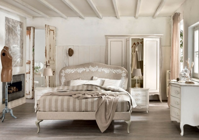 shabby-shick-bedroom-with-retro-accents-medieval
