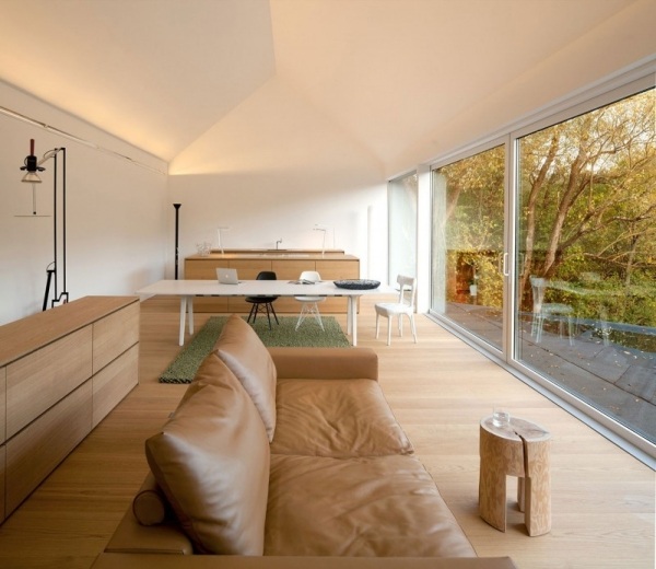 husdesign i minimalistisk stil vardagsrumsinredning