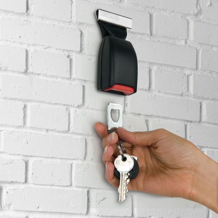 DIY nyckelbräda gör dig själv nyckelhållare nyckelhållare nyckelring spänne upp säkerhetsbältet