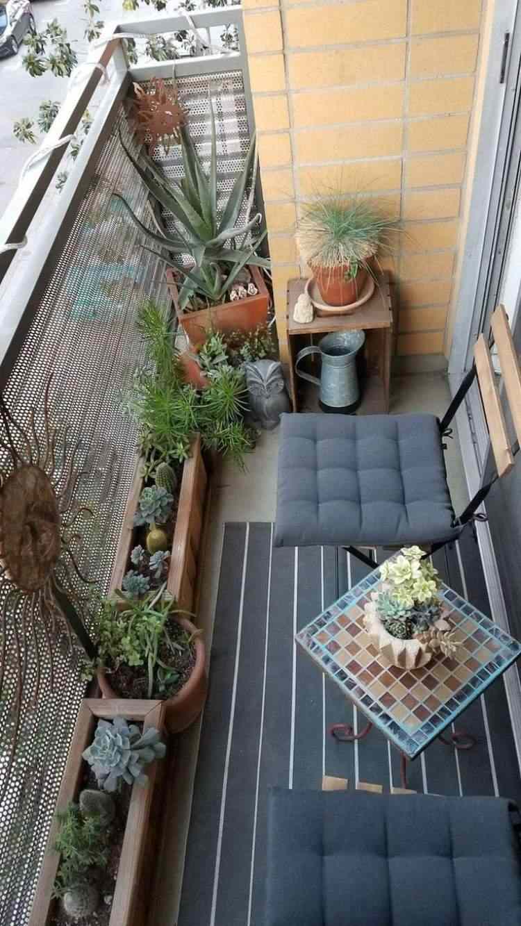 lång smal balkongdesign vilket golv för terrassen