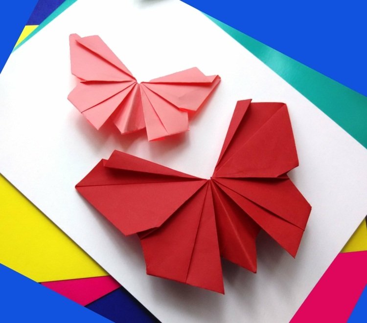 fjärilar-pyssel-barn-origami-viknings-instruktioner-video