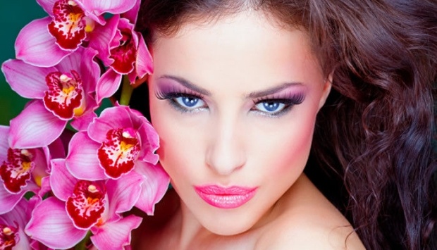make-up trender våren orkidé violett rosa