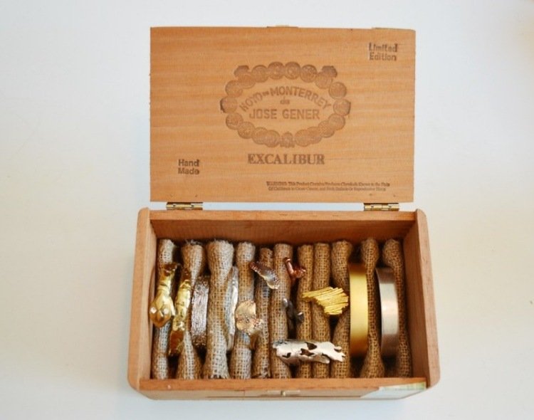 smyckeskrin-tinker-cigarr-låda-säckväv