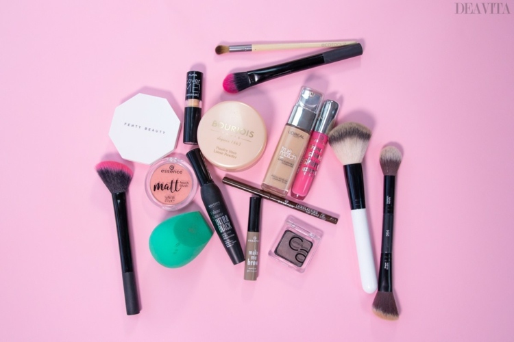vinter smink makeup instruktioner produkter taupe ögonskugga rosa läppglans