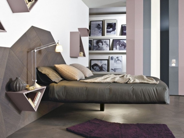 Inred vackra sängar-moderna sovrum