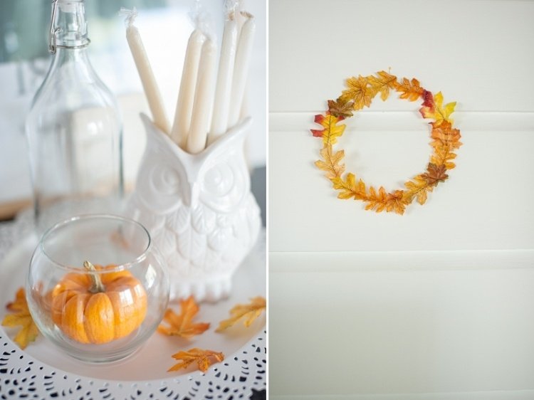 fönsterdekoration-höst-gör-det-själv-höstlöv-orange-gul-pumpa-krans-dekoration