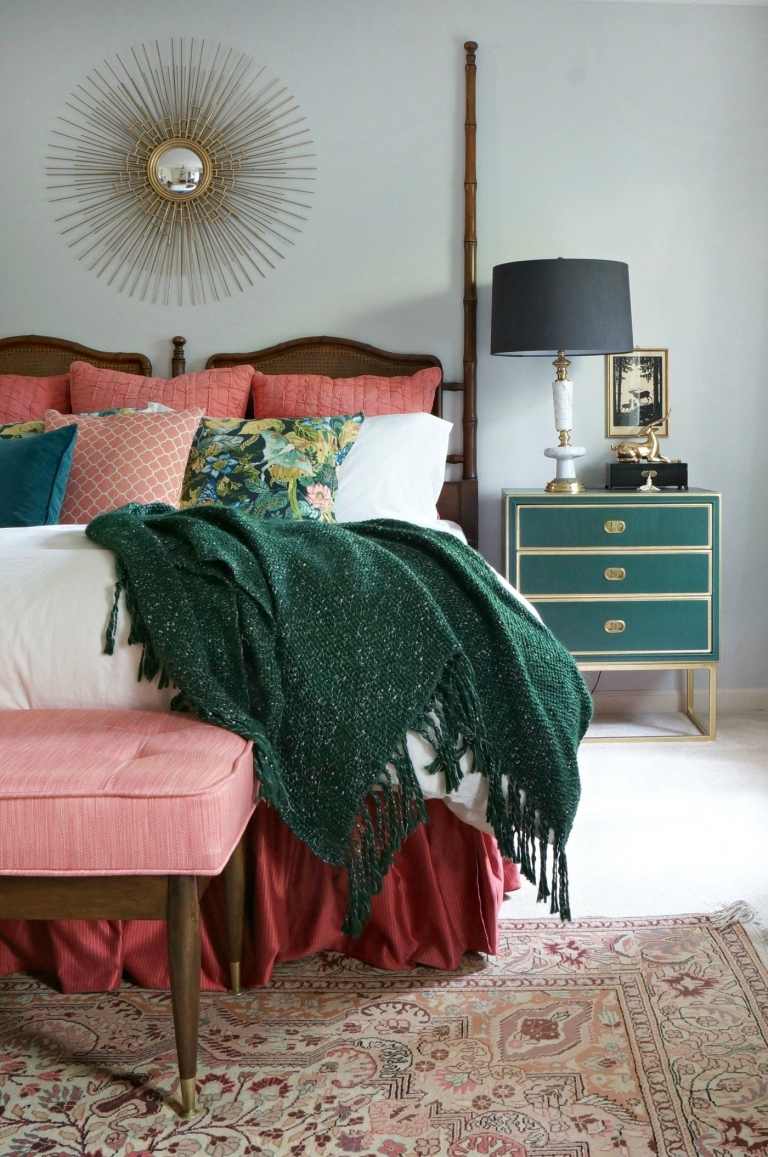 Sängbord deco grön sängbord lantställe levande stil levande trender 2019