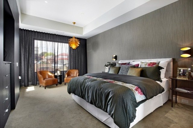 vackra-flytande-golv-längd-gardiner-transparenta-slät-färgade-sovrum