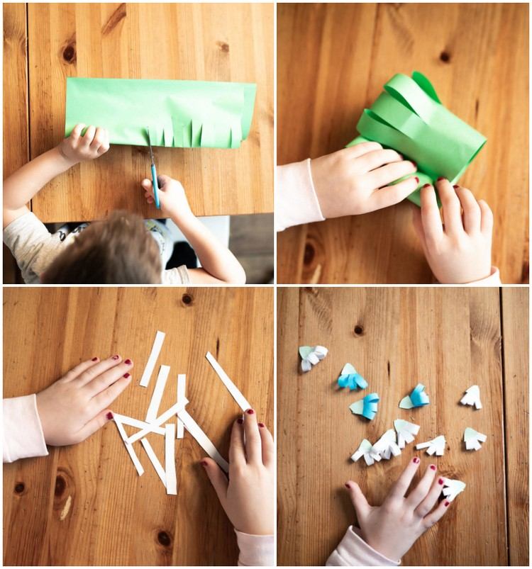 Gör en pappersvas med barns instruktioner