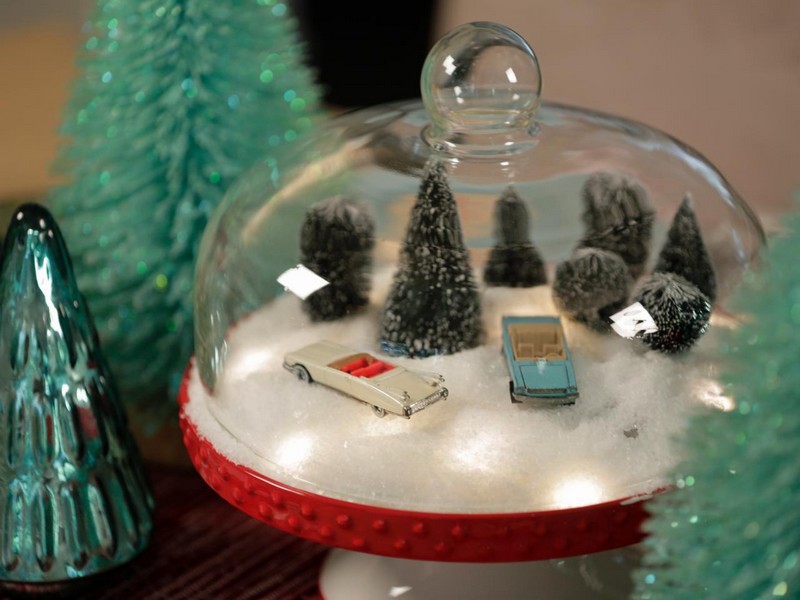 Snow globe-tinker-cars-cake-stand-ideas