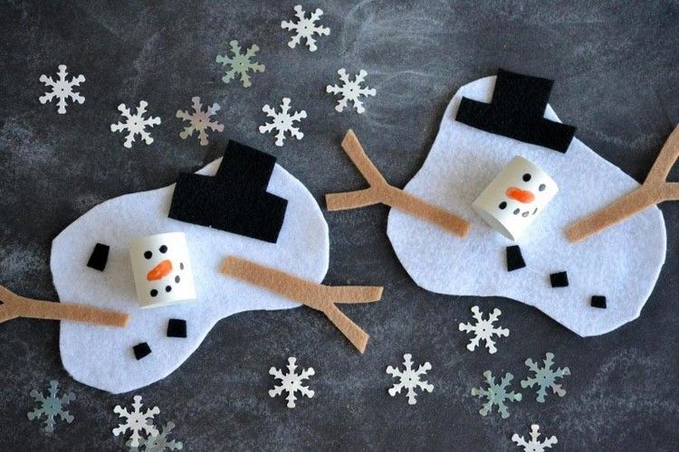 smält snögubbe med barn olaf ice queen