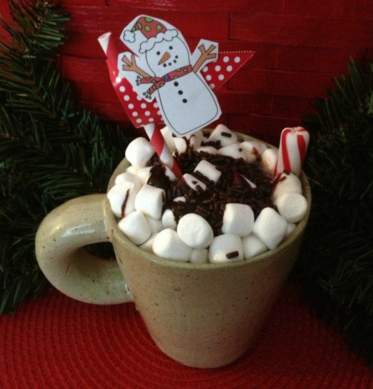 Recept på varm choklad och kakao att dricka på vintern