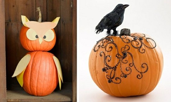 Raven Halloween dekoration idéer