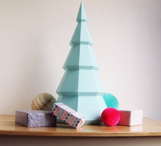 Origami julgran gör idéer själv