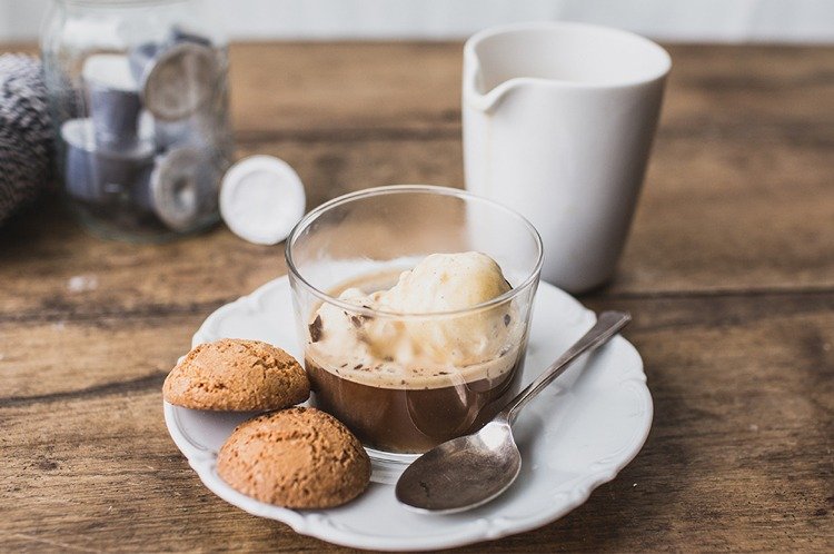 snabb enkel dessert chokladpudding kaffe glass Affogato