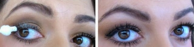 mascara ögon make-up baby pulver fulla ögonfransar