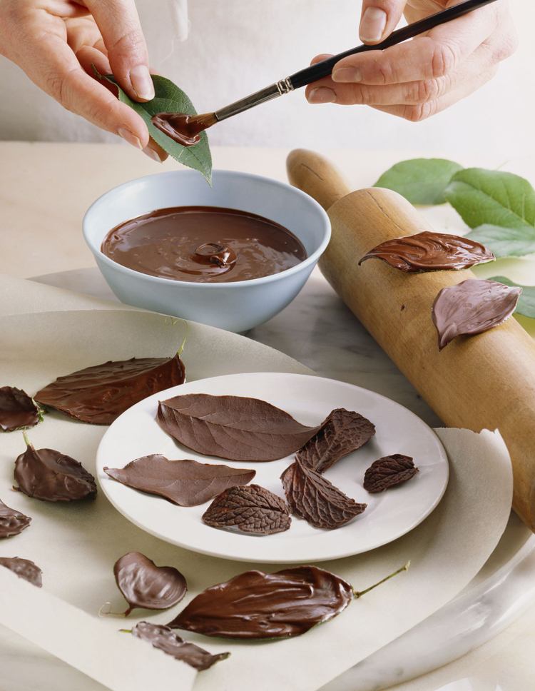 Chokladdekor gör själv avtryck