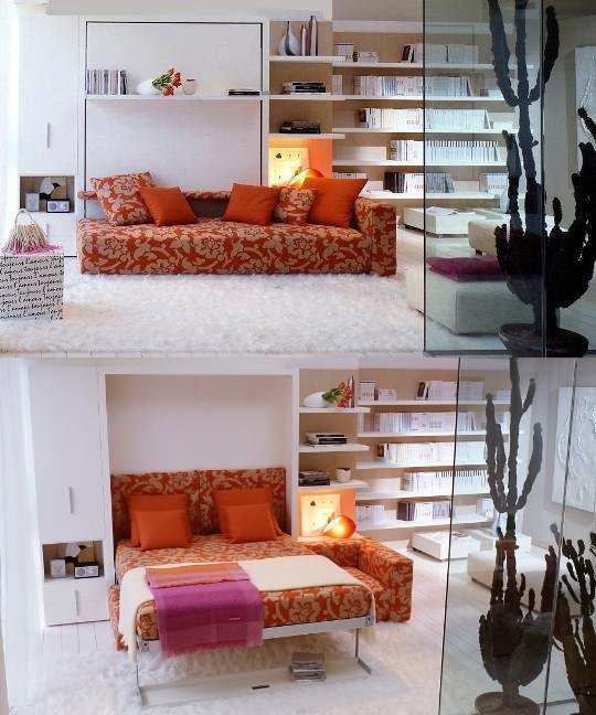 skåp säng-hopfällbar säng-soffa kombination