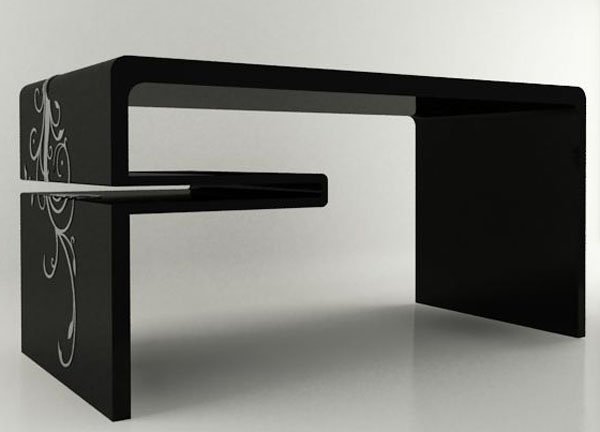 WD kontorsmöbler design-svart och vitt